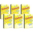 Starburst Singles To Go Zero Sugar Drink Mix, Lemon, 0.60 Ounce (Pack of 6)
