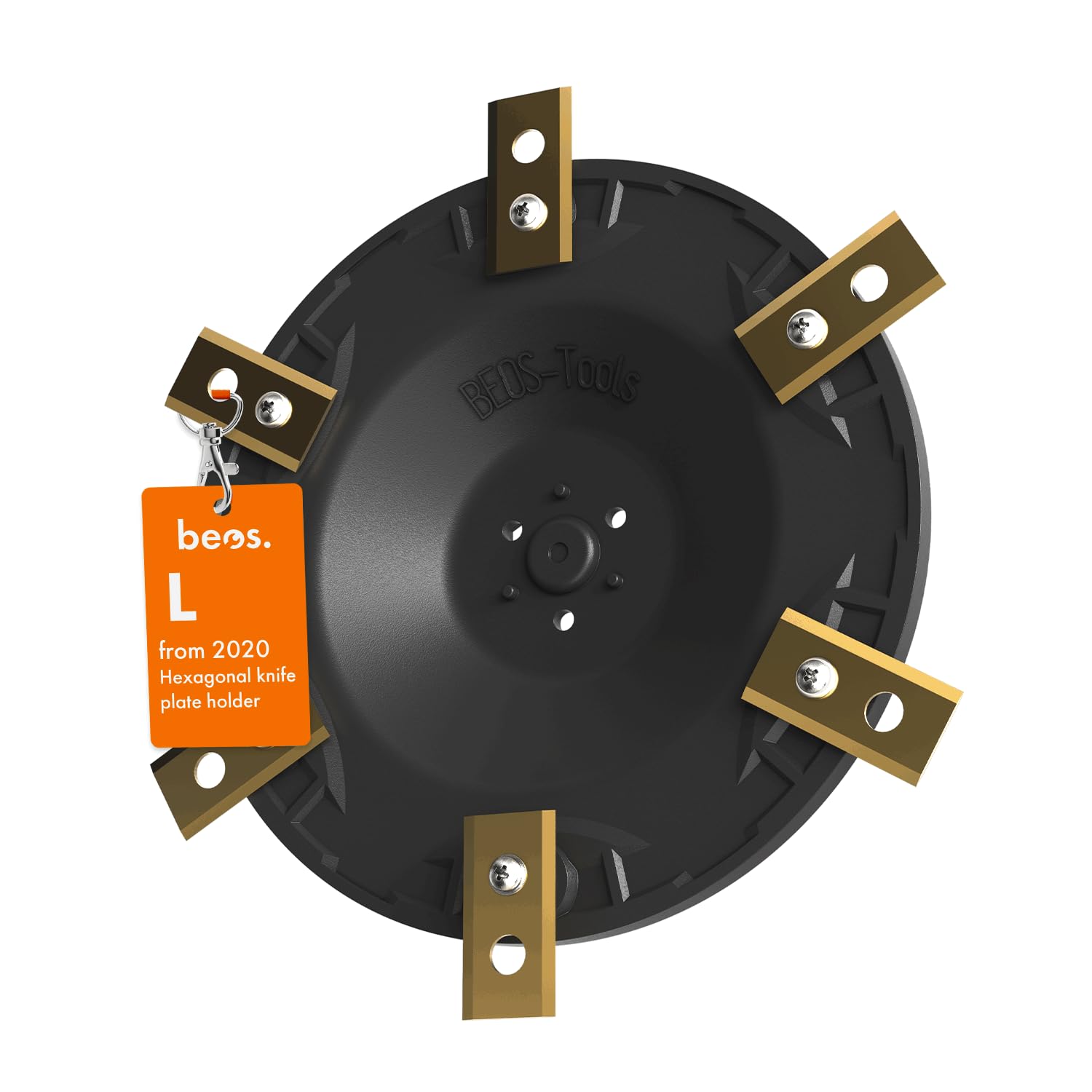 BEOS® Robot Lawnmower Tuning Blade Disc for 6X Blades - Glass Fibre Reinforced Blade Disc - Robot Lawnmower Turntable with 6 Blades for Worx Landroid L800 & L1000 (from 2020)