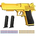 Soft Bullet Toy Gun Shell Ejecting Toy Pistol, EVA Foam Bullets Toy Guns for Boys, Educational Model Greats Gifts for Kids