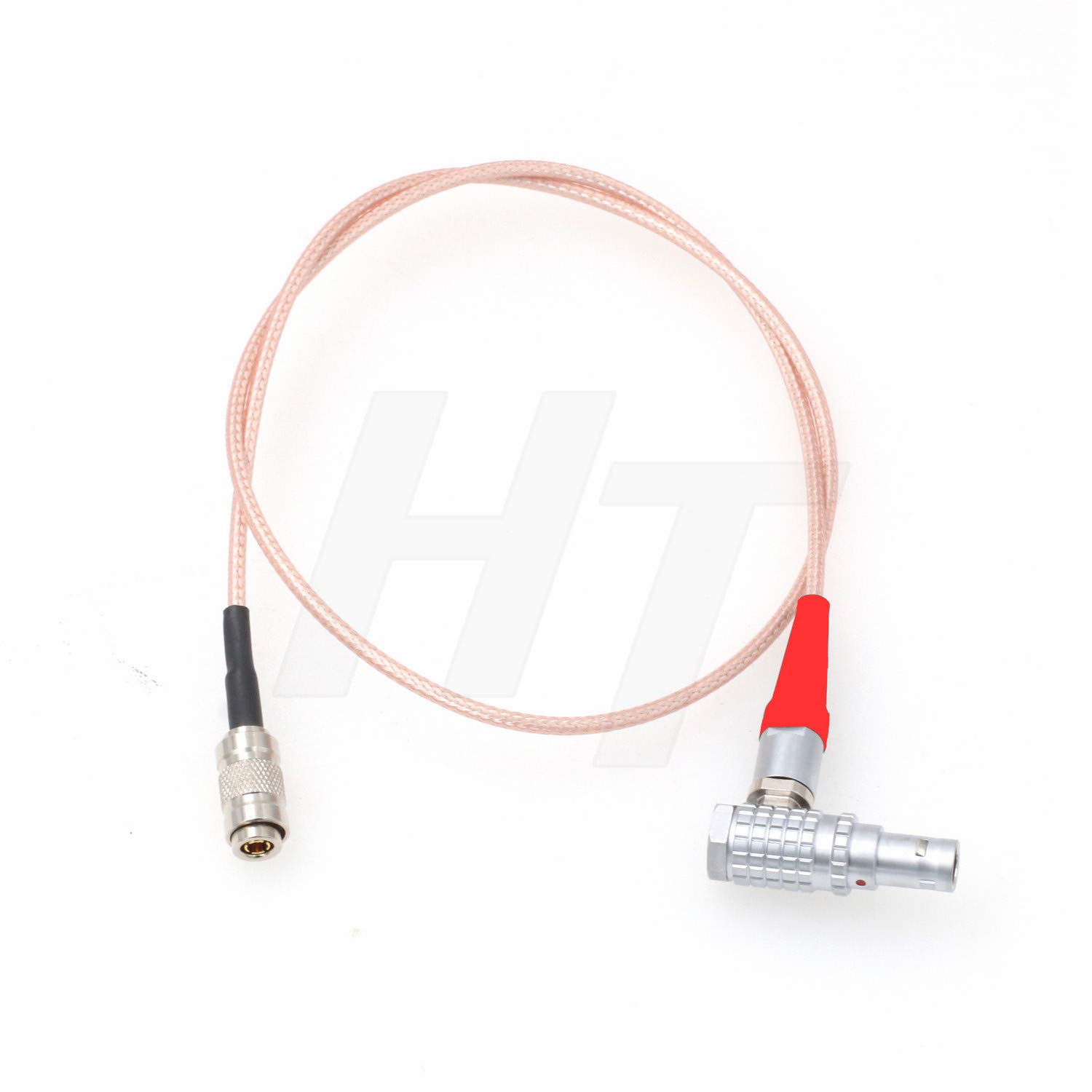 HangTon Timecode Cable Right Angle 0B 5 Pin Output to UltraSync ONE DIN1.0/2.3 for ARRI Alexa Camera NanoLockit Sound Devices (5pin angled to DIN)