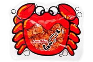 GENERIC Okabe Kanikko Sembei (2.64oz). Fried seasoned small crabs full of calcium as a snack. (TCS-16 R-1) - Pack of 3