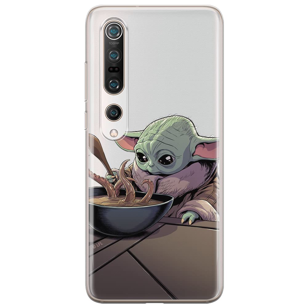 ERT GROUP mobile phone case for Xiaomi MI 10 / MI 10 PRO original and officially Licensed Star Wars pattern Baby Yoda 027 optimally adapted to the shape of the mobile phone, partially transparent