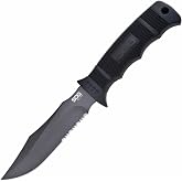 SOG Fixed Blade Knives with Sheath - SEAL Pup Tactical Knife, Survival Knife and Hunting Knife w/ 4.75 Inch Blade and Knife Sheath