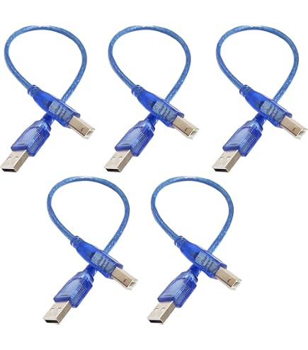 Arduino Official 1M USB Cable [TPX00132] - Cable USB de 1 m conectar Tus proyectos, Compatible con Todas Las Placas y Accesorios
