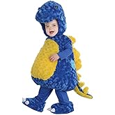 Underwraps Toddlers Stegosaurus Belly Babies Costume, Blue, One Size
