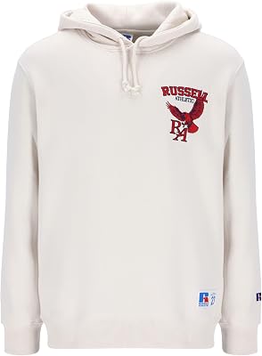 E36382-W2-526 Barry-Pull Over Hoody Uomo Felpa con Cappuccio Black Taglia XXL