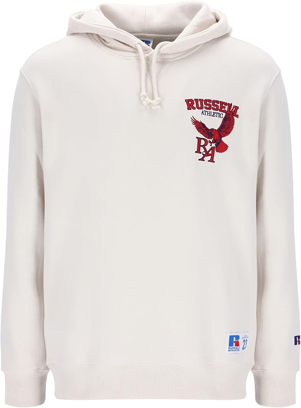 E36382-W2-526 Barry-Pull Over Hoody Uomo Felpa con Cappuccio Black Taglia XXL