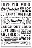 Family Rules Peel & Stick Wall Decal Set (25 removable vinyl wall decals)