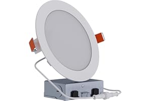 HALO HLB 6 inch LED Recessed Lighting Canless Dimmable Ceiling Light with Selectable Lumens and Selectable Color Temperature 2700K-5000K Wet Location Indoor Outdoor Soffit Downlight HLB6LSFS5