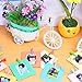 Wall Deco DIY Creative Mini Paper Photo Frame with Mini Colored Clothespins and Twine -Fit Instax Mini Film (2x3 Photo)(Muti-Color)