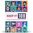 Keep It 100: The Card Game by Cut | Surprising Surveys & Intuitive Guessing | Card Game for Family, Friends, Parties and Game Night