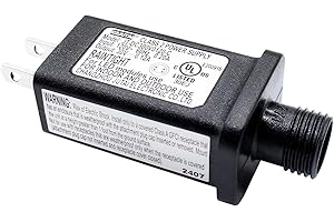 DIRDUAID 30V 3.6W LED Controller Steady On Mode, JT-DC300V0120-C Class 2 Power Supply Transformer, Low Voltage Transformer US Plug for LED Light (30V 0.12A)