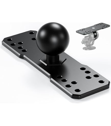 IBOLT 38mm / 1.5 Inch Ball To Clamp Post / Pole / Handlebar Mount - View #2