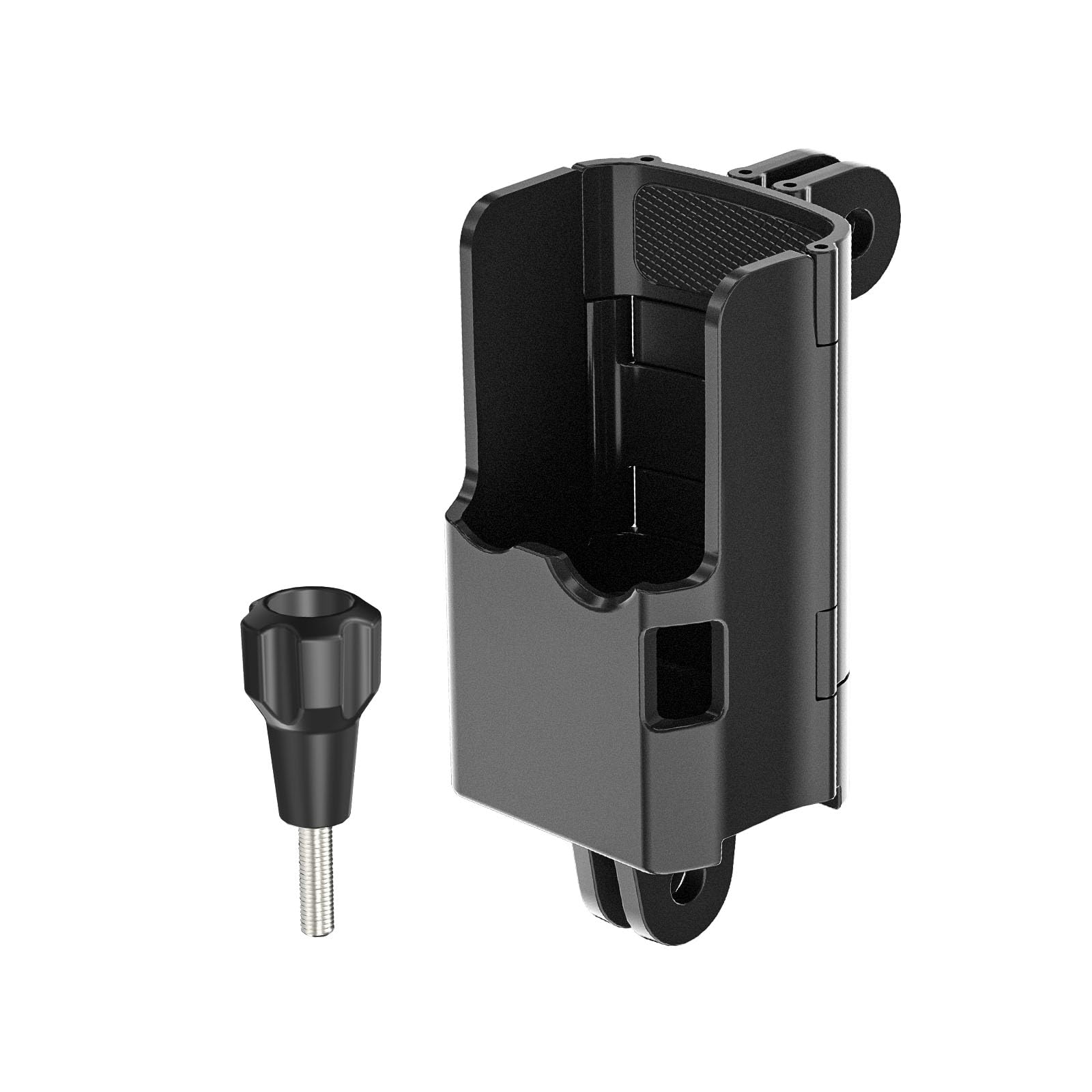 LICHIFIT Multi-Functional Expansion Adapter Mount for DJI OSMO Pocket 3 Camera Bracket Frame Case Protective Cage Holder with 1/4" Screw Hole and Foldable Two-Prong Interface