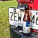 Rear License Plate Mounted Bottle Opener Tailgate Accessory fits Jeep Wrangler JL, JK, JKU and TJ Models - Awesome for Tailgating and a Great Addition to Your Jeep Wrangler Accessories