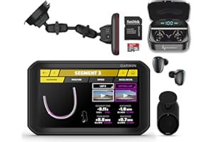 Wearable4U - Garmin Catalyst, Driving Performance Optimizer for Motorsports and High Performance Driving, 6.95 inch with Pro Earbuds and MicroSD Bundle