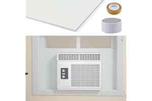 SZZSAF Window Air Conditioner Side Insulated Panel, 1PIC Full Surround Insulation Panels Window Seal Kit, WinterSummer Winter Heat and Draft Insulating,Insulation Foam Material SBR (White)