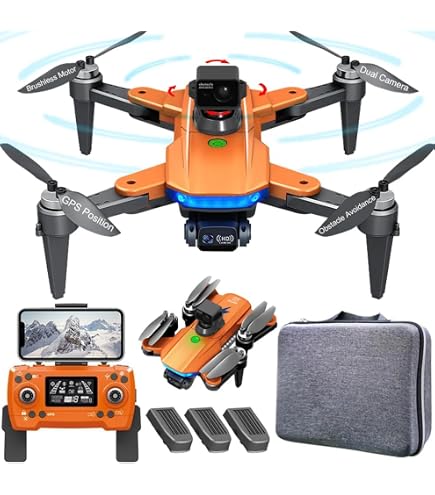 Amazon.com: Lozenge Drones 360° Obstacle Avoidance Brushless