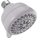 DELTA FAUCET 75763CWH 7-Setting Shower Head, White