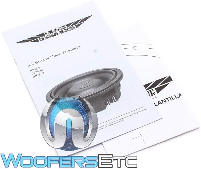 Amazon Com Image Dynamics Idqs10d2 10 200w Rms Dual 2 Ohms Shallow Subwoofer Car Electronics