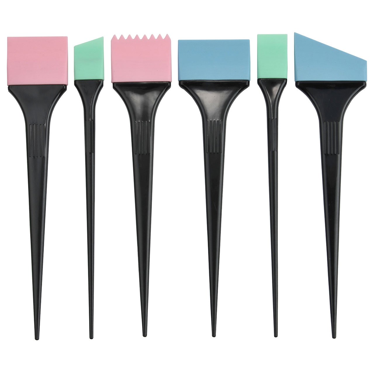 CCbeauty Silicone Hair Dye Brush Set Hair Coloring Brush whisk Stirrer Highlighting Kit and Face Mask Brush Applicator : Beauty