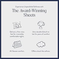 Brooklinen Luxury Sateen 4 Piece Queen Size Sheets
