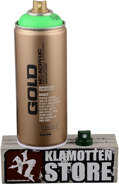Sprühdosen Montana Gold fluoreszierende Neonfarben (E - Neon Grün)