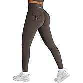 YEOREO CoreFlex Workout Scrunch Leggings for Women Cargo Pockets High Waisted Gym Leggings Yoga Pants