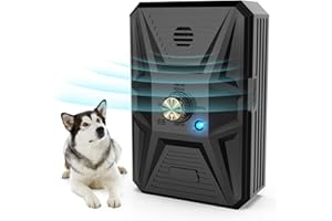 BUBBACARE Anti Bark Device for Dogs Indoor Outdoor Dog Barking Control Device, 3 Modes Dog Barking Deterrent Device Small Medium Large Dogs Bark Silencer, 33 Ft Stop Dog Barking Device Ultrasonic Barking Box
