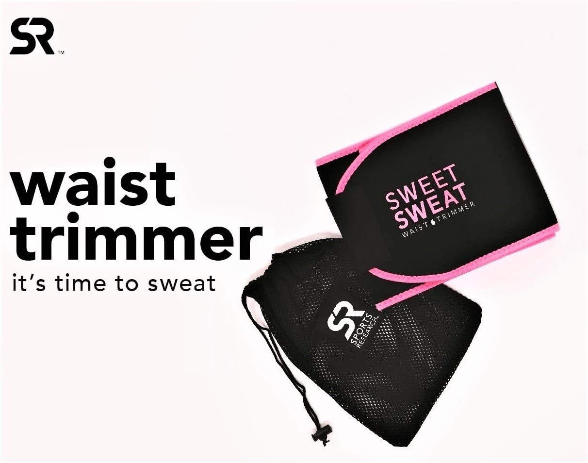 sports research sweet sweat waist trimmer