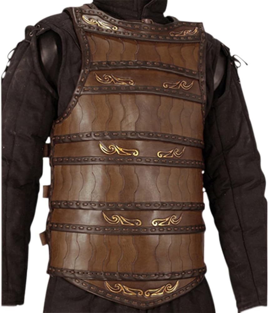 Amazon Com Armor Venue Celtic Lamellar Leather Body Plate Armour