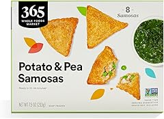 Whole Foods Market, Potato & Pea Samosas, 7.5 oz (Frozen)