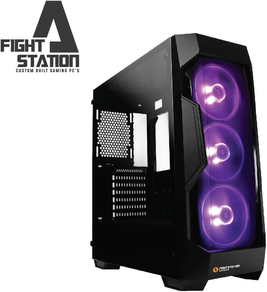 FIGHTSTATION GAMER, RYZEN 5 2600X, 8GB DDR4, 240GB SSD, 1TB HDD, RX 580 4GB, WINDOWS 10…