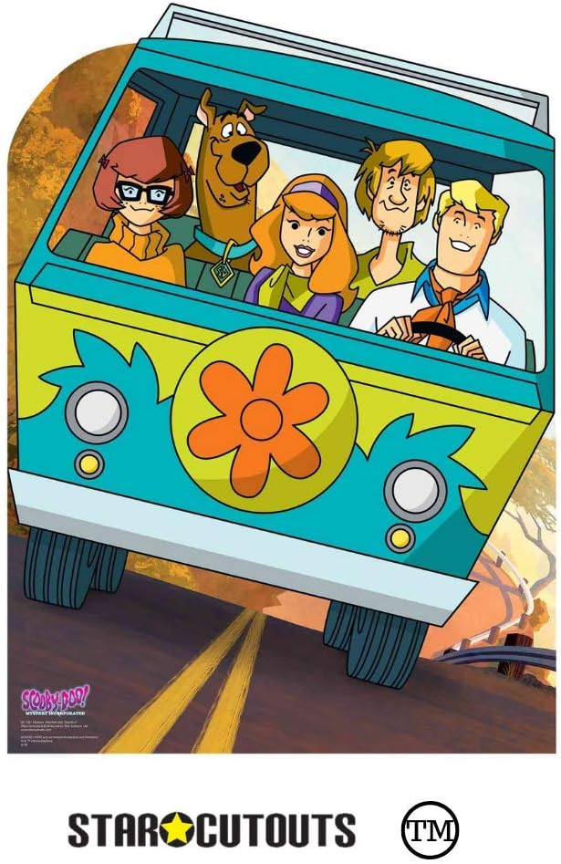 STAR CUTOUTS SC1357 Scooby Doo Mystery Machine Cardboard Cutout Van Stand-in Perfect for Theme Parties, Fans and Events…
