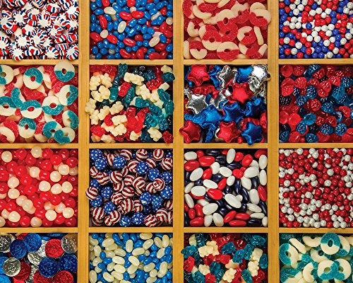 Patriotic Candy Jigsaw Puzzle 1000 Piece (Candy Collage)