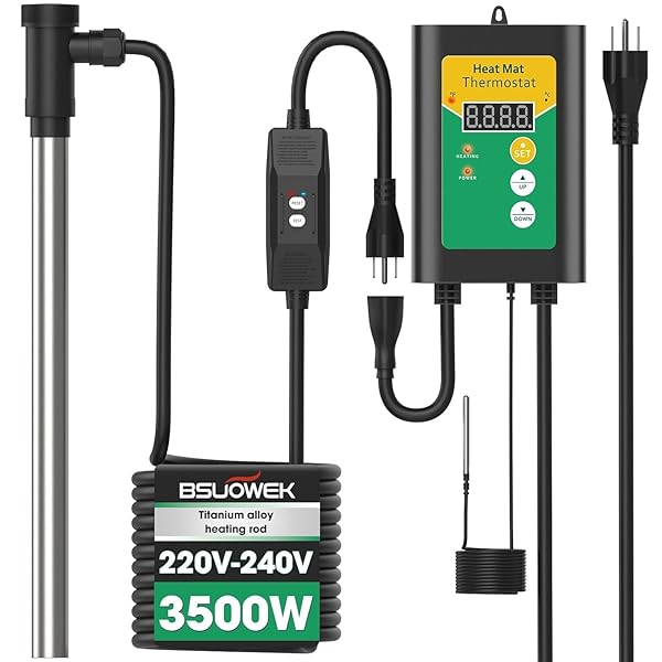 3500W 240V TITANIUM FULLY SUBMERSIBLE PORTABLE ELECTRIC IMMERSION...