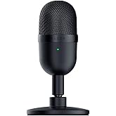 Razer Seiren Mini Ultra-Compact USB Streaming Microphone: Shock Resistant - Black (Renewed)