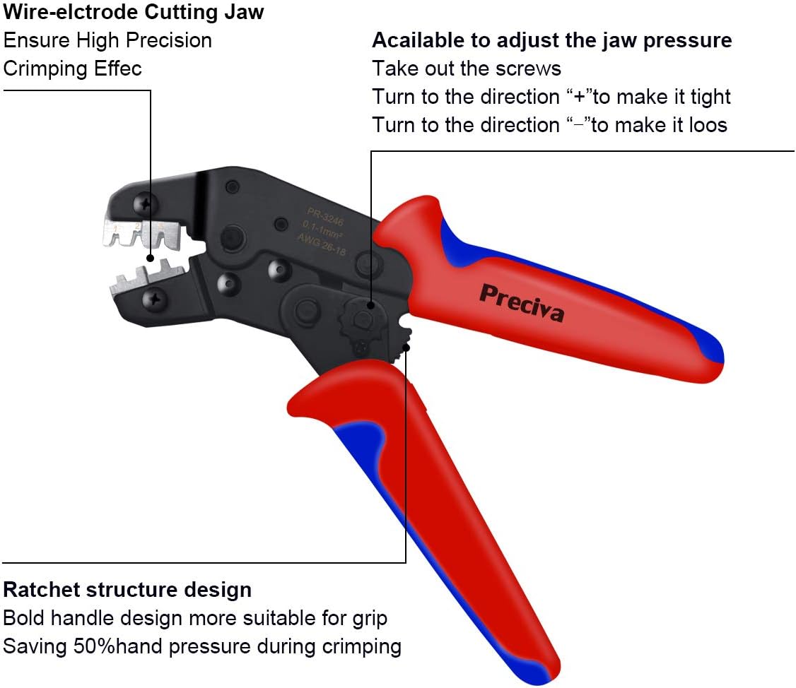 Preciva Dupont Crimping Tool AWG26-18 - Image 3