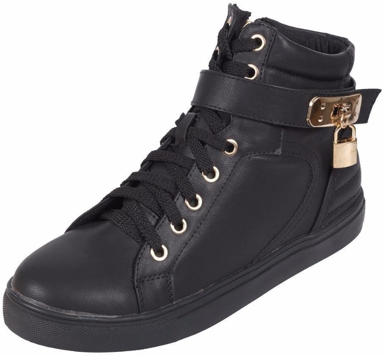 designer high top trainers