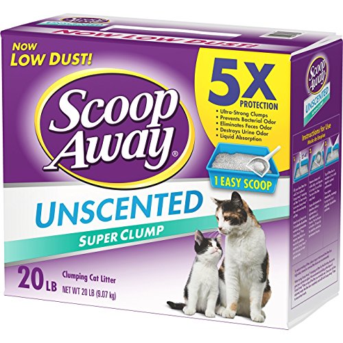Scoop Away Super Clump, Unscented Cat Litter, 20 Pounds - Thumbnail 5