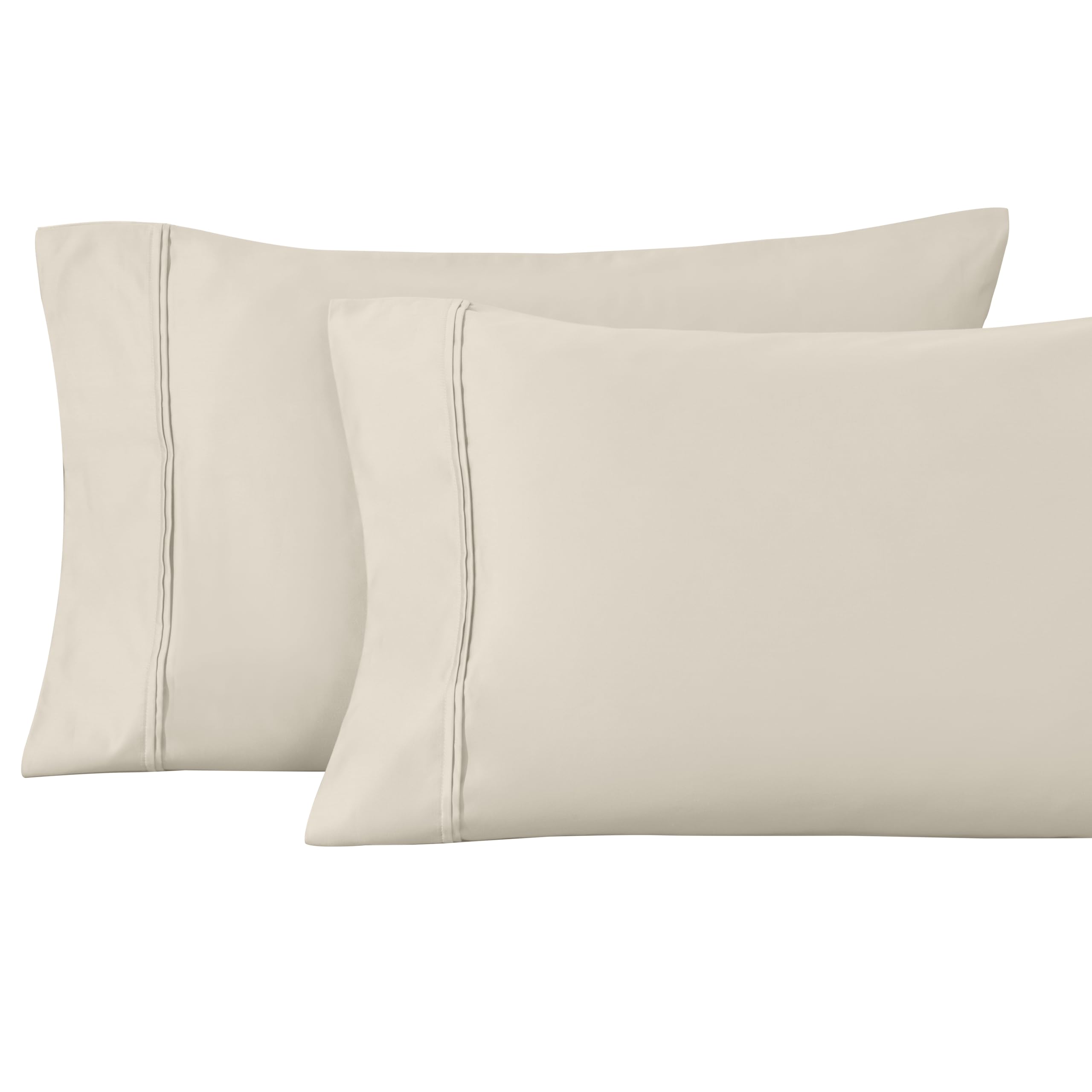 Home City, 100% Cotton, Bed Linen Set, Ivory - Pillow — image 1