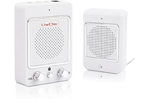 LiwCho Window Speaker Intercom System,Wired Dual-Way Window Counter Intercom, High Power Speaker for Store,Business,Catering.