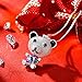 TOJEAN Mothers Day Gifts 'Lovely Bear' Animal Necklace Women Jewelry Pendant Made with Swarovski Crystal, Birthday Gift for her