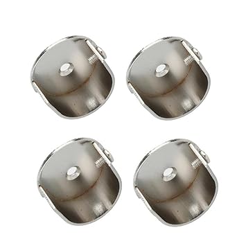 Sgerste 4x Recess Bracket Curtain Rail Support Curtain Pole