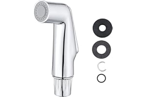 HANSENGROYI Kitchen Sink Sprayer Replacement, Universal Sink Side Sprayer Head, Kitchen Sink Faucet Sprayer Head, Sink Sprayer Attachment (Chrome)