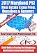 2017 Maryland PSI Real Estate Exam Prep Questions and Answers: Study Guide to Passing the Salesperson Real Estate License Exam Effortlessly