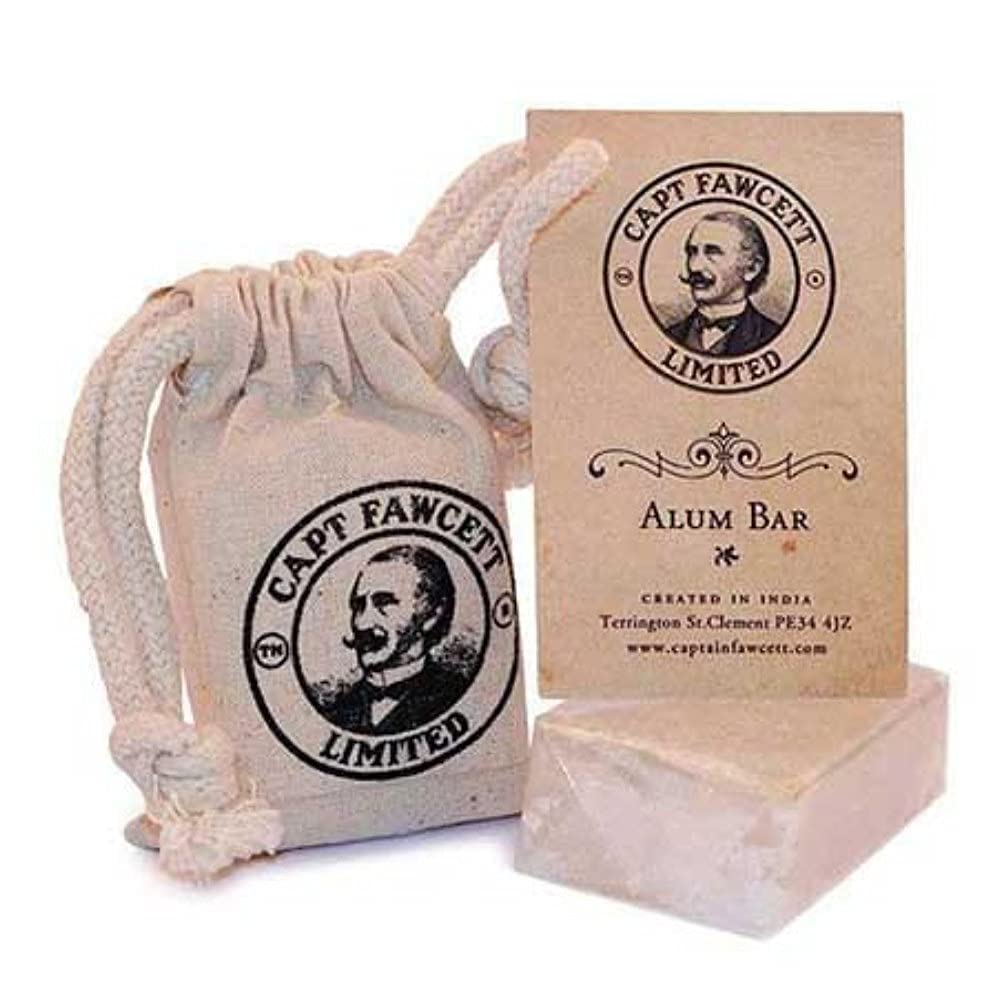 CAPTAIN FAWCETT Alum Bar, 90 g Black, L