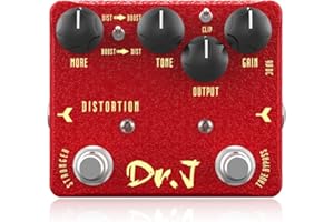 JOYO Distortion Pedal of Classic Modded Early 80s Screaming Distortion Effect for Electric Guitar High-end Edition Dr.J Series (D59)