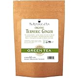 The Republic of Tea Organic Turmeric Ginger Green Tea, 50 Tea Bags, Gourmet Green Tea And Turmeric Tea