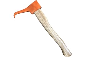 XROPURR Hookaroon/Pickaroon Logging Tool - wood Handle, Log Hook for Lifting Moving Firewood (15 Inch)